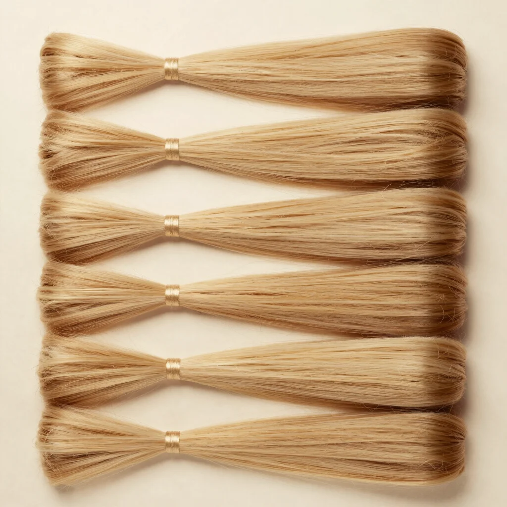 Extensiones Bone Straight Rubio Champagne